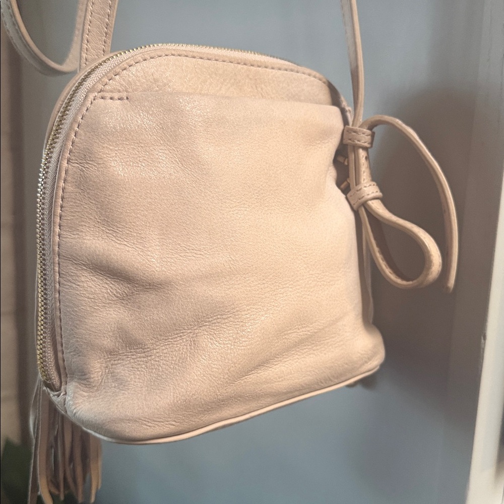 HOBO Beige Shoulder Bag with Tassel - Picture 17 of 17